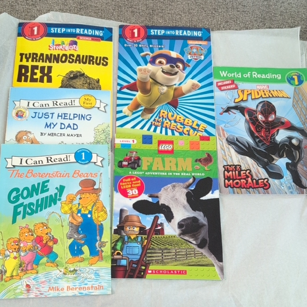 Children's Reading Book Set - Assorted Colors